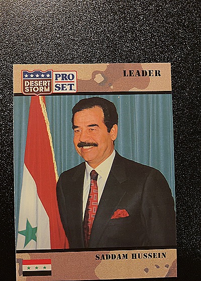 Saddam Hussein Desert Storm Leader — front
