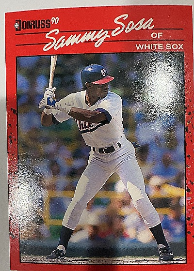 1990 Donruss Sammy Sosa — front