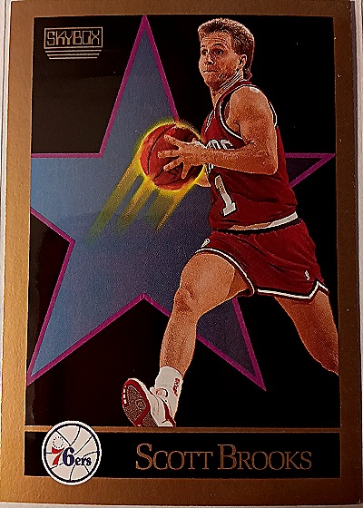 1990-91 SkyBox Scott Brooks #212 — front