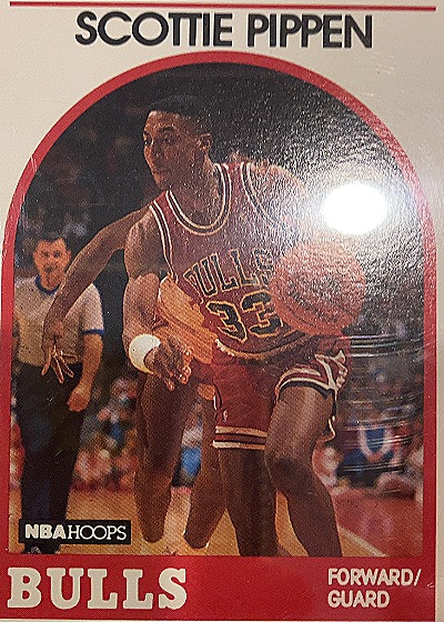 1989 NBA Hoops #244 Scottie Pippen — front