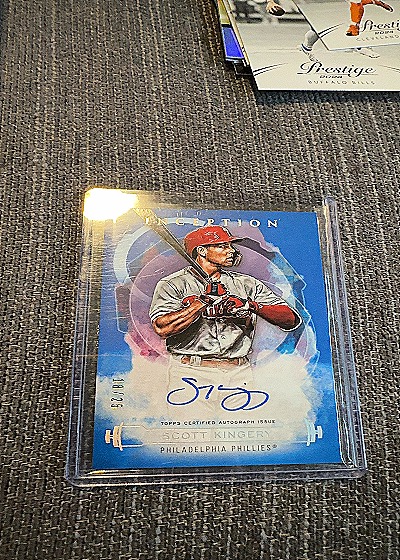 2018 Topps Inception Scott Kingery Autograph — front