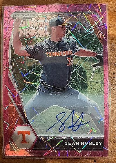 2021 Panini Prizm #PDP206 Sean Hunley — front