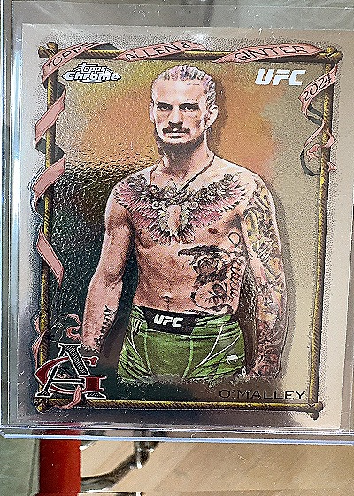 2024 Topps Chrome UFC Sean O'Malley Allen & Ginter — front
