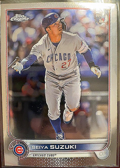 2022 Topps Chrome Update Seiya Suzuki RC — front