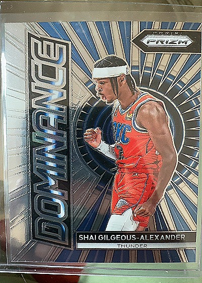 2023-24 Panini Prizm Dominance Shai Gilgeous-Alexander — front