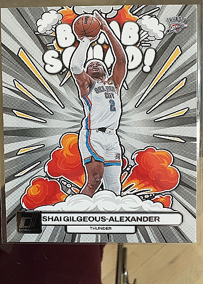 2023-24 Panini Donruss Bomb Squad #10 Shai Gilgeous-Alexander — front