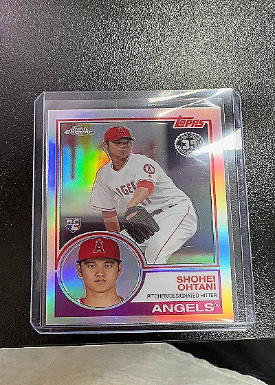 Shohei Ohtani 1983 Topps Refractor — front