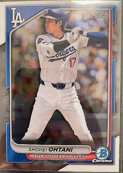 Shohei Ohtani 2024 Bowman Chrome #85 — front