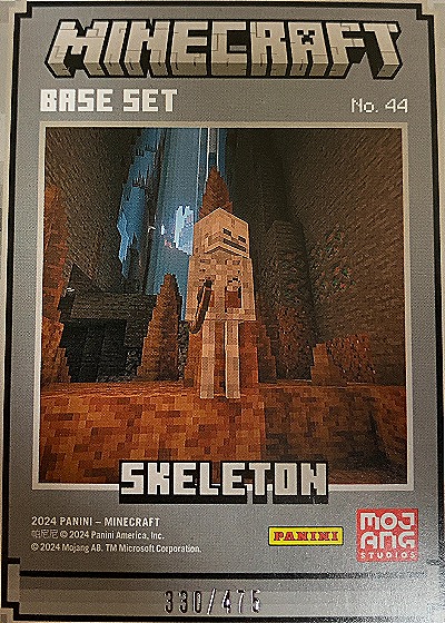 Minecraft Base Set Skeleton — front
