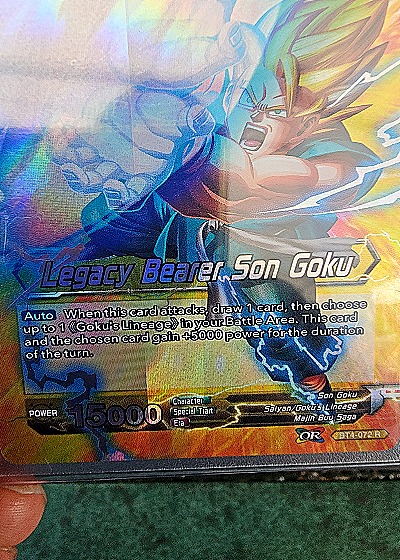 Legacy Bearer Son Goku — front
