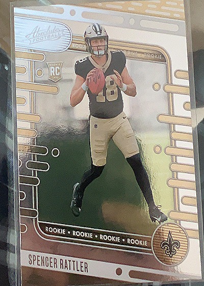 2024 Panini Absolute Spencer Rattler Rookie Card — front