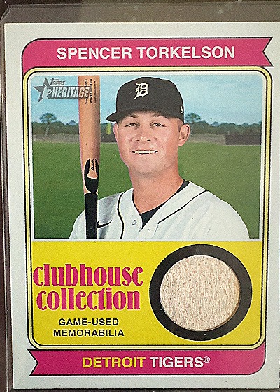2023 Topps Heritage Clubhouse Collection Relic Spencer Torkelson — front