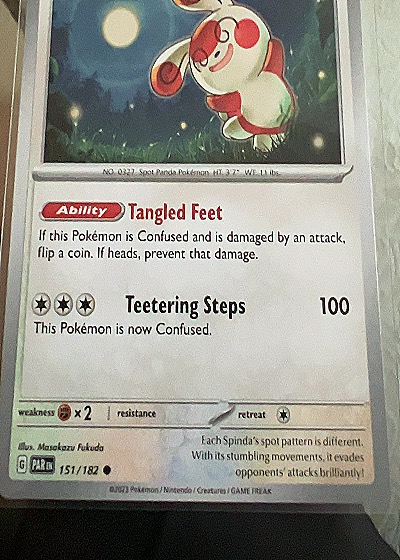 Spinda 151/182 Paradox Rift — front