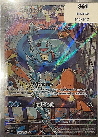Squirtle - Scarlet & Violet: Stellar Crown — front