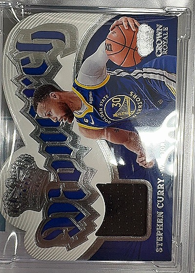 2023-24 Panini Crown Royale Stephen Curry Monarch Patch — front