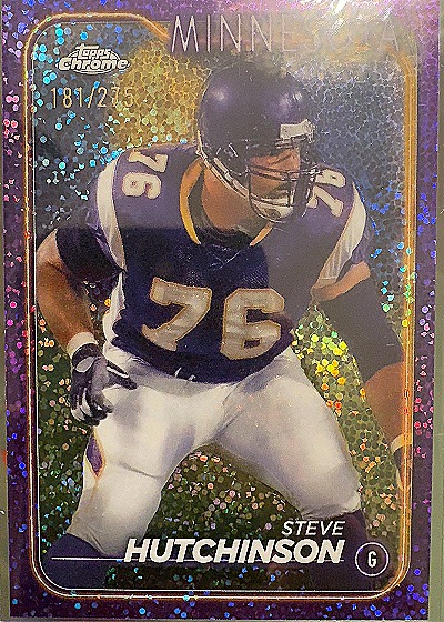 Steve Hutchinson Topps Chrome — front