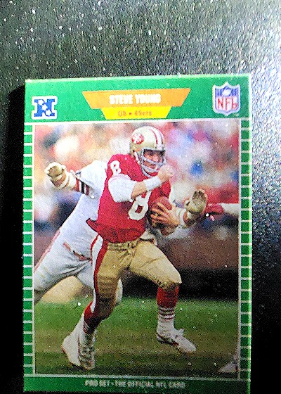 1989 Pro Set Steve Young — front