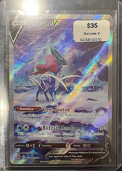 Suicune V GG38/GG70 — front