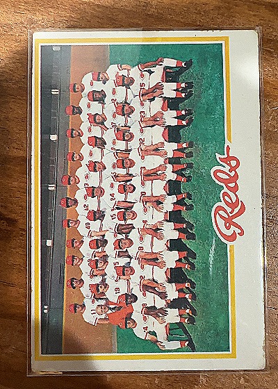 1978 Topps #526 Team Cincinnati Reds — front