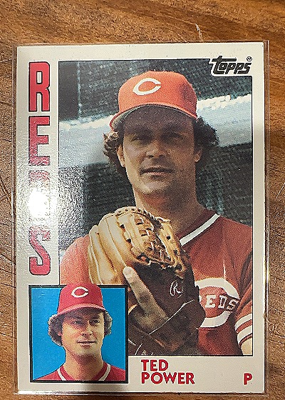 1984 Topps #554 Ted Power — front