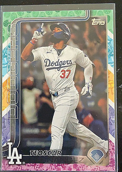 Teoscar Hernandez Dodgers — front