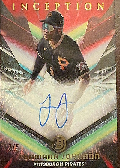 2023 Bowman Inception Termarr Johnson Autograph — front
