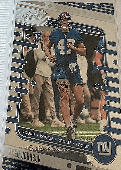 2024 Panini Absolute Theo Johnson Rookie — front
