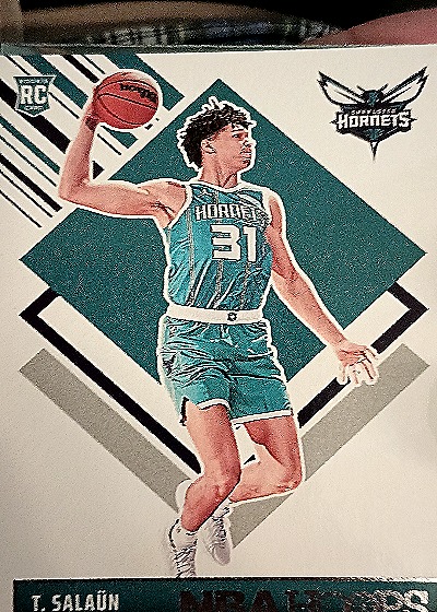 Tidjane Salaun 2024-25 Panini NBA Hoops Tribute RC — front