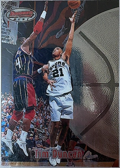 1997-98 Bowman's Best Tim Duncan Rookie — front