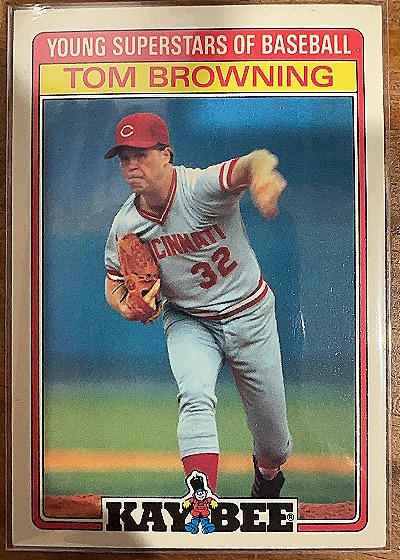 1986 Kay-Bee #3 Tom Browning — front