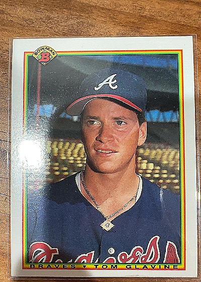 1990 Bowman #2 Tom Glavine — front