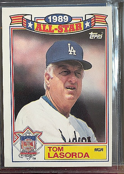 1989 Topps All-Star Tom Lasorda — front