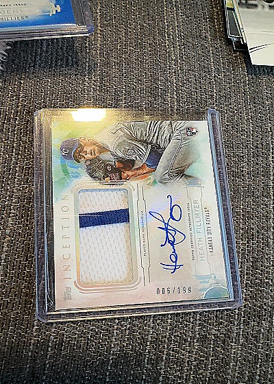 2019 Topps Inception Rookie Autograph Patch Tommy Pham — front