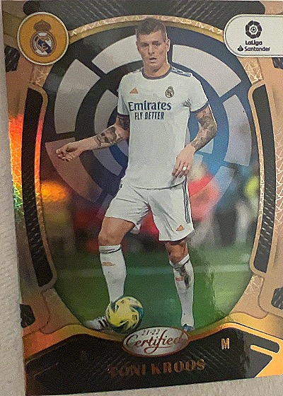 2021-22 Panini Chronicles Certified Toni Kroos — front