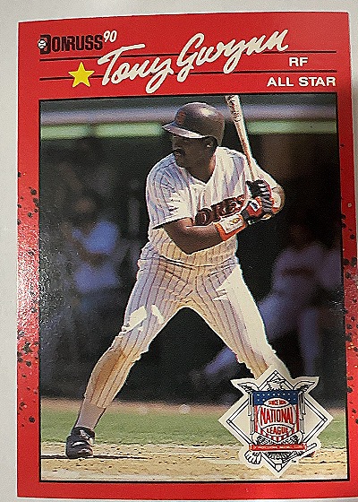 Tony Gwynn 1990 Donruss All-Star — front