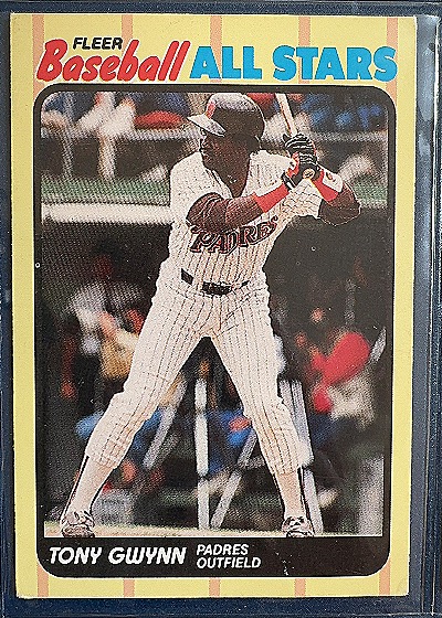 1989 Fleer Baseball All-Stars #19 Tony Gwynn — front