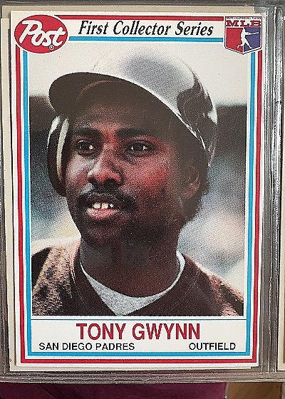 Tony Gwynn 1990 Post First Collector Series — front