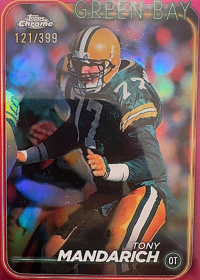 Tony Mandarich Topps Chrome — front