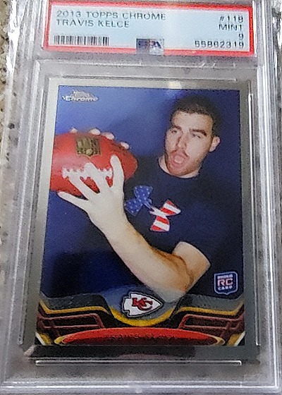 2013 Topps Chrome Travis Kelce RC — front