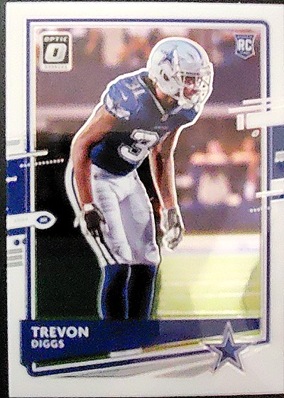 2020 Panini Donruss Optic Trevon Diggs Rookie Card — front