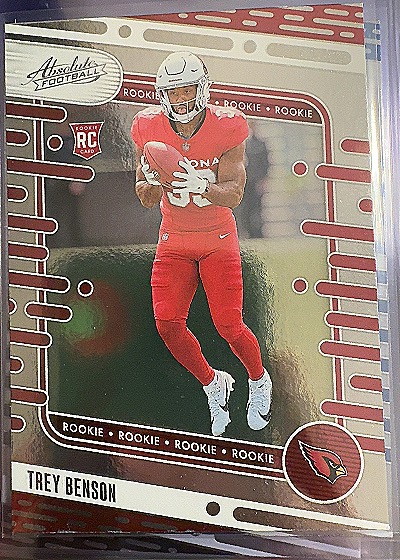 2024 Panini Absolute #161 Trey Benson RC — front
