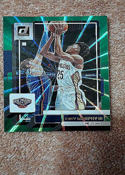 Trey Murphy III 2022-23 Panini Donruss Green Laser Holo — front