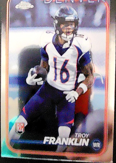 Troy Franklin Rookie Card — front