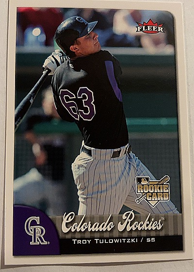 Troy Tulowitzki Rookie Card — front