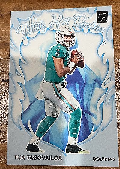 2020 Panini Donruss White Hot Rookies Tua Tagovailoa — front