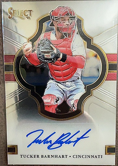 2018 Panini Select Tucker Barnhart Autograph — front