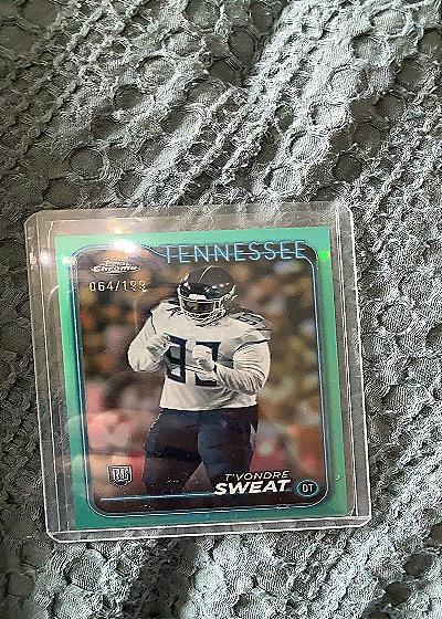 2024 Topps Chrome #266 T'Vondre Sweat — front