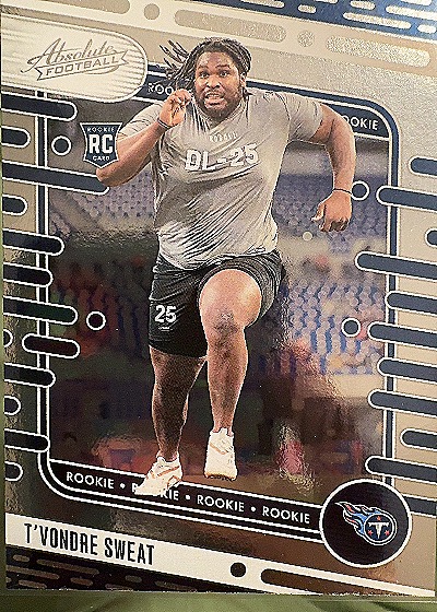 2024 Panini Absolute T'Vondre Sweat RC — front