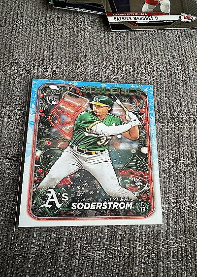 2024 Topps Holiday Tyler Soderstrom — front