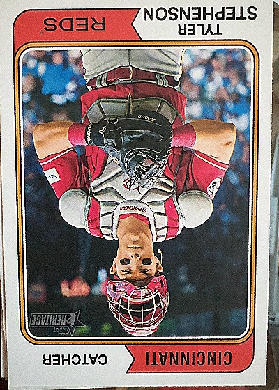 2023 Topps Heritage #691 Tyler Stephenson — front